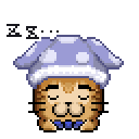 寝ている茶ねこさん